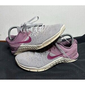 Nike Metcon 4 XD Women's Training Shoes Purple Gray SZ 9.5 Sneakers Lace Up Lift